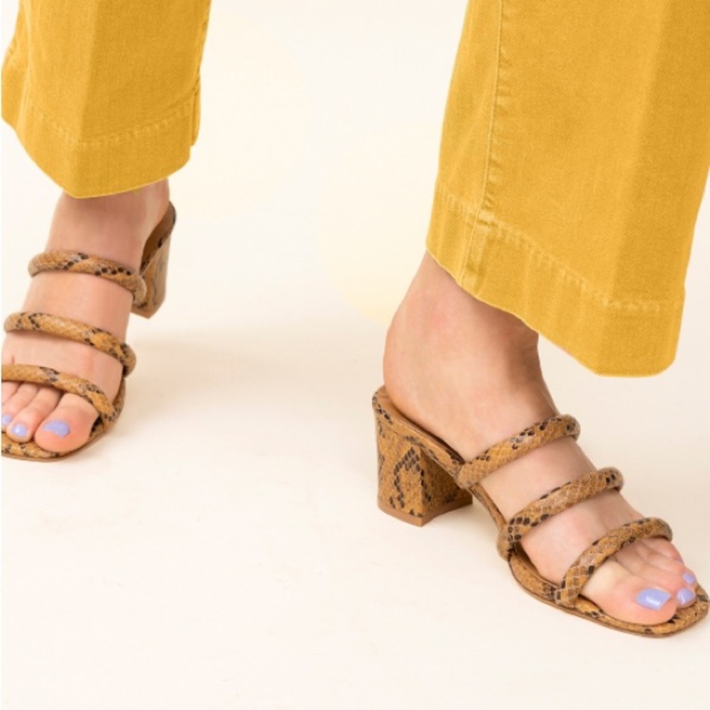 Charlotte Stone snake sandal